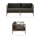  Modway Furniture Outdoor Seating Loveseats EEI-7273-WGR-FLI IMAGE 3