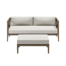  Modway Furniture Outdoor Seating Loveseats EEI-7273-WGR-PEB IMAGE 1
