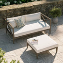  Modway Furniture Outdoor Seating Loveseats EEI-7273-WGR-WHI IMAGE 7
