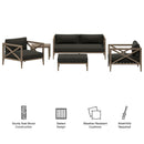  Modway Furniture Outdoor Seating Sets EEI-7274-WGR-FLI IMAGE 2