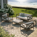  Modway Furniture Outdoor Seating Sets EEI-7274-WGR-WHI IMAGE 11