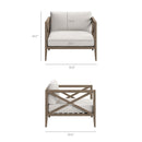  Modway Furniture Outdoor Seating Sets EEI-7274-WGR-WHI IMAGE 2