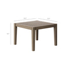  Modway Furniture Northlake EEI-7276-WGR-FLI 3-Piece Teak Wood Furniture Set - Flint Gray IMAGE 4
