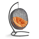  Modway Furniture Encase EEI-739-ORA-SET Swing Outdoor Patio Lounge Chair - Orange IMAGE 1