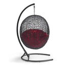  Modway Furniture Encase EEI-739-RED-SET Swing Outdoor Patio Lounge Chair - Red IMAGE 3