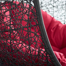  Modway Furniture Encase EEI-739-RED-SET Swing Outdoor Patio Lounge Chair - Red IMAGE 5
