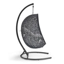  Modway Furniture Encase EEI-739-SET Swing Outdoor Patio Lounge Chair - White IMAGE 2