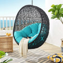  Modway Furniture Encase EEI-739-TRQ-SET Swing Outdoor Patio Lounge Chair - Turquoise IMAGE 7