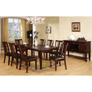  Furniture of America Edgewood CM3336T-9PC 9 Pc Dining Table Set IMAGE 1