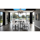  Furniture of America Sabro FM3330BK-RT-5PC 5 Pc Dining Table Set IMAGE 1