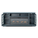  Furniture of America Fidel TM5002 74'' Tv Console with Electric Fireplace IMAGE 6