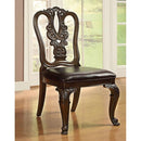  Furniture of America Bellagio CM3319T-7PC-LEATHER 7 Pc Dining Table Set IMAGE 4