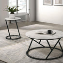  Furniture of America Ronde FM42905WH-3PK 3 Pc Table Set IMAGE 1