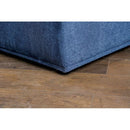 Furniture of America Stavanger FM63001BL-C 2-Seater with Square Ottoman IMAGE 2