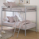  Furniture of America Hector FM-BK903SV-TT Twin/Twin Metal Bunkbed IMAGE 1