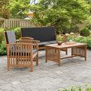  Furniture of America Kyushu GM-1022BK-3PC 3 Pc Patio Set IMAGE 1