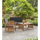  Furniture of America Kyushu GM-1022BK-3PC 3 Pc Patio Set IMAGE 2