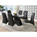  Furniture of America Wailoa CM8370BK-T-7PC 7 Pc Dining Table Set IMAGE 2