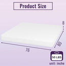  Furniture of America Nasturtium DM808-EK 8" King Bamboo Charcoal Infused Memory Foam IMAGE 4