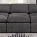  Furniture of America Joel CM6974GY-AC Armless Chair IMAGE 1