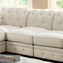  Furniture of America Stanford CM6270IV-CH Armless Chair IMAGE 1
