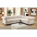  Furniture of America Stanford CM6270IV-CH Armless Chair IMAGE 3