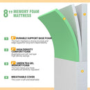  Furniture of America Forsythia DM708-Q 8" Queen Green Tea Gel Memory Foam IMAGE 3