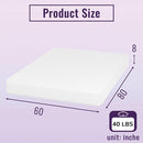  Furniture of America Nasturtium DM808-Q 8" Queen Bamboo Charcoal Infused Memory Foam IMAGE 4