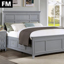  Furniture of America Castlile FM7413GY-T-BED Twin Bed IMAGE 1