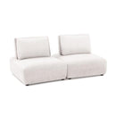  Furniture of America Stavanger FM63001WH-B 2-Seater IMAGE 1