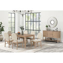  Furniture of America Rheinfall FM3426NT-T-5PC 5 Pc Dining Table Set IMAGE 1