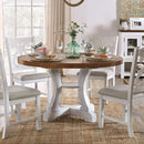  Furniture of America Auletta CM3417RT-5PC 5 Pc Dining Table Set IMAGE 3