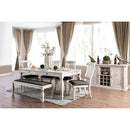  Furniture of America Georgia CM3089T-7PC 7 Pc Dining Table Set IMAGE 1