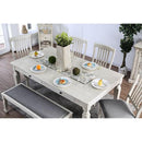  Furniture of America Georgia CM3089T-7PC 7 Pc Dining Table Set IMAGE 2