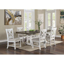  Furniture of America Auletta CM3417GY-T-7PC 7 Pc Dining Table Set IMAGE 2