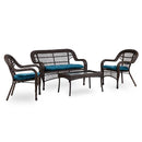  Furniture of America Oliveri LA-L008DT-4PC-9PK 5 Pc Outdoor Set IMAGE 1
