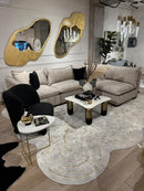 POLAR801 Gold 5x8 Rug