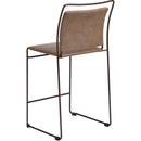  Zuo Verbena 111160 Set of 2 Counter Stool - Brown IMAGE 5