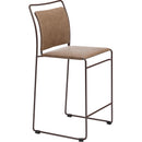  Zuo Verbena 111160 Set of 2 Counter Stool - Brown IMAGE 6