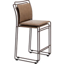  Zuo Verbena 111160 Set of 2 Counter Stool - Brown IMAGE 7