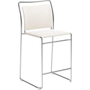  Zuo Verbena 111157 Set of 2 Counter Stool - Cream IMAGE 1