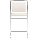  Zuo Verbena 111157 Set of 2 Counter Stool - Cream IMAGE 3