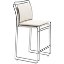 Zuo Verbena 111157 Set of 2 Counter Stool - Cream IMAGE 7