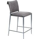  Zuo Freesia 111154 Set of 2 Counter Stool - Charcoal Gray IMAGE 7