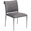  Zuo Freesia 111153 Set of 2 Dining Chair - Charcoal Gray IMAGE 1