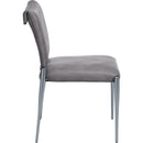  Zuo Freesia 111153 Set of 2 Dining Chair - Charcoal Gray IMAGE 2