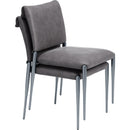  Zuo Freesia 111153 Set of 2 Dining Chair - Charcoal Gray IMAGE 7
