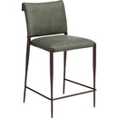  Zuo Freesia 111151 Set of 2 Counter Stool - Olive Green IMAGE 2