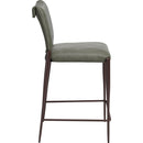  Zuo Freesia 111151 Set of 2 Counter Stool - Olive Green IMAGE 3