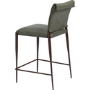  Zuo Freesia 111151 Set of 2 Counter Stool - Olive Green IMAGE 6